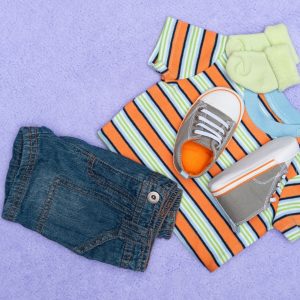 Participation vêtements enfant <br> Objectif 20 000 F